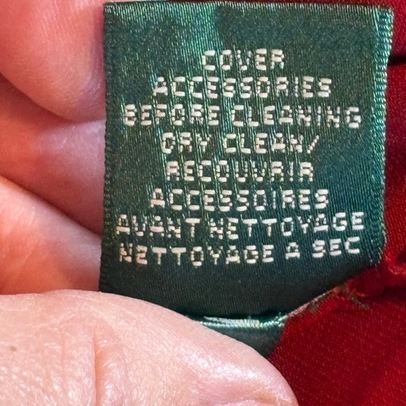 Lauren Ralph Lauren Sleeveless Maxi Evening Gown Ruched Sz 6 Red Formal Elegant - Picture 11 of 16